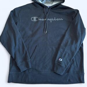Champion Men's Black Hoodie XXL Clean